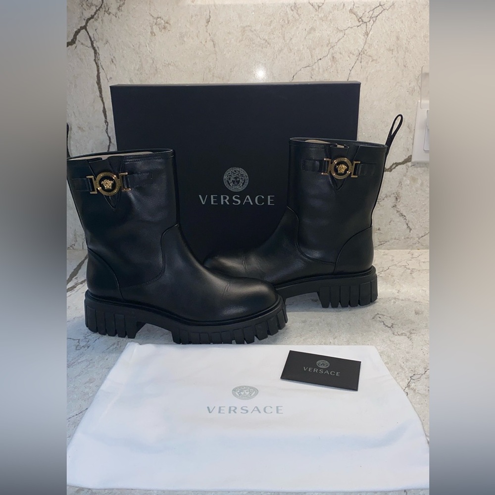 Authentic Versace boots for women